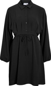 VILA Hemdblusenkleid mit Tunnelzug und Knöpfen Größe: 42