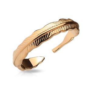 Fingerspitzenring Midi Knöchel Nagel Ring Zehenring Feder Feather Autiga® rosegold