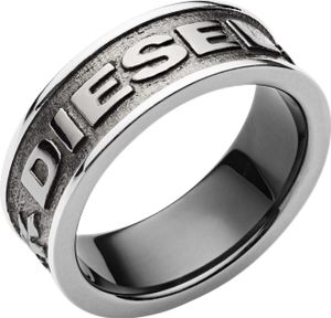 Diesel DX1108060510 Pánský prsten z nerezové oceli stříbrný 60 (19.1)