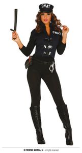 Guirca- Policajný kostým pre dospelých, veľkosť 38-44 (84357.0) GUIRCA