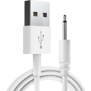 Ladekabel USB DC – USB zu DC Ladegerät (2,5mm) – 80cm – Weiß
