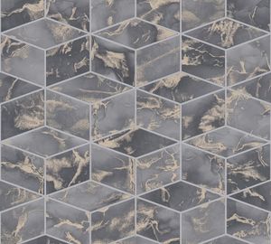 Livingwalls 3D Tapete Metropolitan Stories Marmortapete Alena St. Petersburg Vliestapete grau gold schwarz 10,05 m x 0,53 m Livingwalls 3D Tapete Metropolitan Stories Marmortapete Alena St. Petersburg Vliestapete grau gold schwarz 10,05 m x 0,53 m