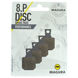 Magura MT 8.P Performance Grau Fahrrad MTB EBike Hydraulische Scheibenbremsen Disc Ersatz Bremsbeläge