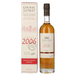 Cognac Leyrat Single Estate Cognac Vintage 2006 41,8% Vol. 0,5l in Geschenkbox