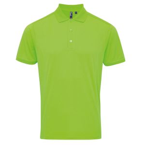 Premier Herren Coolchecker Pique Kurzarm Polo T-Shirt RW4401 (4XL) (Neon Grün)