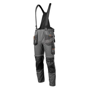 NEO TOOLS Arbeitshosen 6 in 1 - COTTON Slim - Cargohose Herren Baumwolle Outdoorhose Männer – L