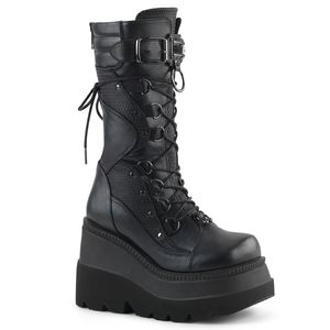 Demonia SHAKER-70 Boots Stiefel schwarz, Größe:EU-39 / US-9 / UK-6