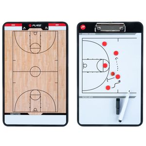 Pure2Improve Doppelseitiges Coach-Board Basketball 35×22 cm P2I100620