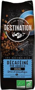 KAWA ZIARNISTA BEZKOFEINOWA ARABICA 100 %250 g - DESTINATION
