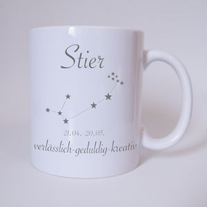 Sternzeichen Stier - Tasse