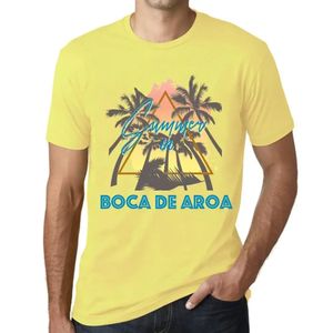 Herren Grafik T-Shirt Palmen Sonnenschein Sommer in Boca de Aroa – Palm, Sunshine, Summer In Boca de Aroa – Öko-Verantwortlich Vintage Jahrgang