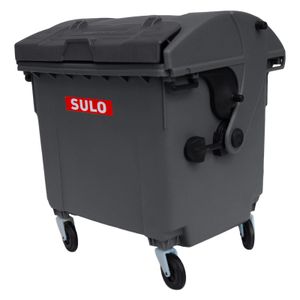 Sulo Mini Müllcontainer Tischeimer Mini-Mülltonne Grau/Grau