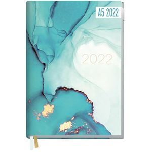Chäff-Timer Classic 2022 Smaragd Gold / A5 / 12 Monate