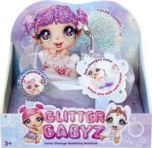 MGA Entertainment 574880EUC Glitter Babyz Color Change Bubbling Bathtub