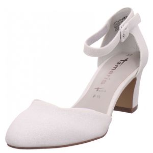 Tamaris Damen Kleid Schuhe 1-24432-41 weiß glam 39