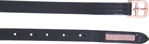 Hy - Steigbügelriemen "Rosciano" BZ4550 (121,92 cm) (Schwarz/Roségold) Hy - Steigbügelriemen "Rosciano" BZ4550 (121,92 cm) (Schwarz/Roségold)
