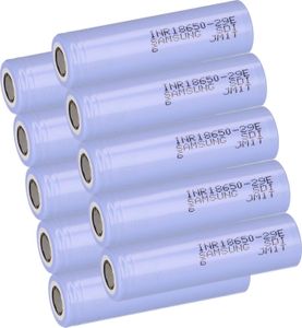 10x Akku Samsung INR18650-29E 2900 mAh 3,7 V 3C Li-Ion 18650