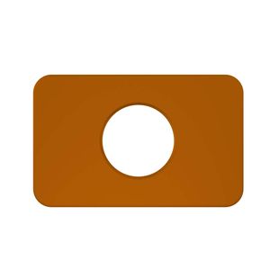 Karte kompatibel für Apple Airtag Portemonnaie Geldbörse Geldbeutel - Orange