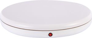 45 cm/17,7 Zoll motorisierter drehbarer Displaystaender Displaybasis 360¡ã drehbarer elektrischer Fotografie-Drehteller fuer Produktdisplays Live-Videoshows 100 kg Tragkraft Geraeuscharm mit Fernbedienung