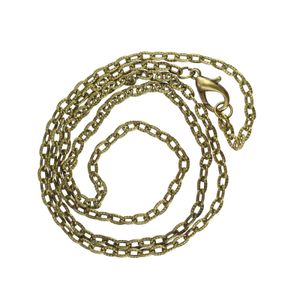 Gliederkette / Halskette 61cm lang, bronzefarben