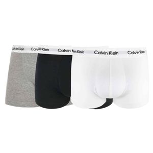 Calvin Klein 3-Pack Boxerky - nízké trenýrky - bavlněné elastické - pánské spodní prádlo , velikost: L
