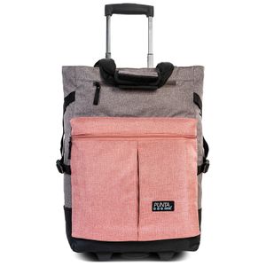 Punta Wheel-Cool Shopping-Roller mit Kühlfach Einkaufstrolley  52 cm 2 Rollen, Farben:Braun