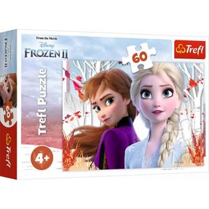 Trefl Puzzle Disney Frozen 2 - 60 Teile - Zauberhafte Welt von Anna + Elsa