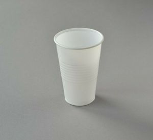 3000 Stück Kunststoff Trinkbecher, 200 ml (PP, weiß), Ausschankbecher, Einweg Becher, Party, Plastik