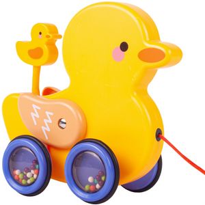 MalPlay Ente Nachziehspielzeug Laufen lernen Kinder Ziehspielzeug ab 18 Monaten