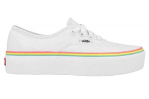 Buty damskie Vans Authentic Plaftor trampki białe na platformie 42