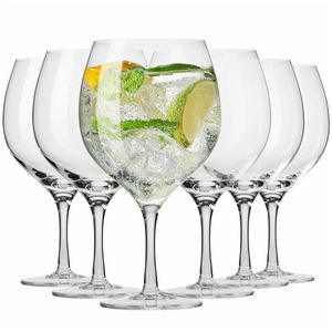 KROSNO Harmony Gin Tonic Wassergläser, 6er-Set, 700 ml