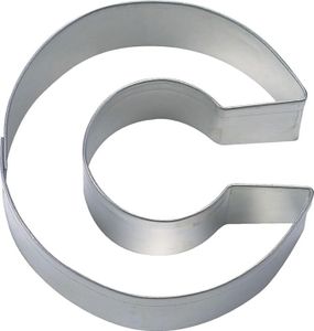 Städter Ausstecher Buchstabe C, Ausstechform, Plätzchenform, Keks, Plätzchen, Edelstahl, 7 cm, 112728 Städter Ausstecher Buchstabe C, Ausstechform, Plätzchenform, Keks, Plätzchen, Edelstahl, 7 cm, 112728