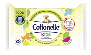 Cottonelle Kids, 42 vlhčených toaletných vreckoviek