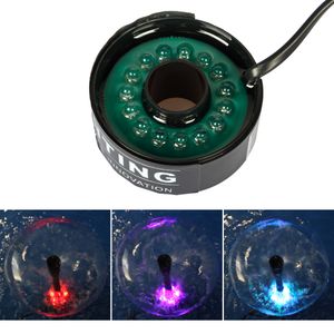 Yorbay Unterwasser RGB LED-Leuchten mit 4.8 Meter Stromkabel, für Tauchpumpe Springbrunnenpumpe Wasserspielpumpe Gartenteich