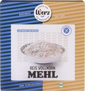 Werz Reis Vollkorn Mehl glutenfrei -- 1000g x 5 - 5er Pack VPE