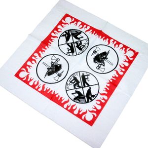 50 Tissue Papier Servietten 2-lagig 33x33cm im Viertelfalz Feuerwehr