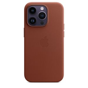 Apple Leder Case iPhone 14 Pro        bn  mit MagSafe - umbra