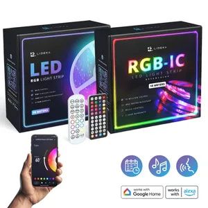 Lideka® - Chytrý LED pásek - RGBIC 10M + RGB 10M