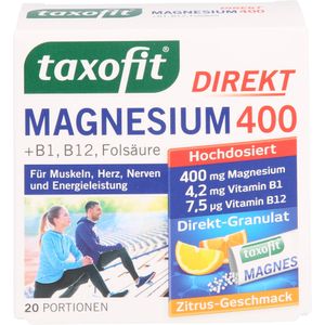 taxofit Magnesium 400 direct granule, 20 ks. Sáček