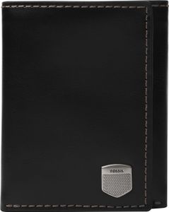 FOSSIL Kartenetui Hayes Trifold Black schwarz