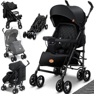 KIDIZ® Kinderwagen City-Pro Buggy Kinderbuggy klappbar Liegebuggy Sportwagen Faltbar 360° 6-Zoll-Rädern Inkl. Moskitonetz , Fußsack und Regenverdeck zusammenklappbar Schlaffunktion KIDIZ® Kinderwagen City-Pro Buggy Kinderbuggy klappbar Liegebuggy Sportwagen Faltbar 360° 6-Zoll-Rädern Inkl. Moskitonetz , Fußsack und Regenverdeck zusammenklappbar Schlaffunktion