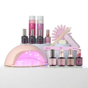 Pink Gellac - Maniküre Starterset - Inklusive Shellac LED-Lampe - Rosa