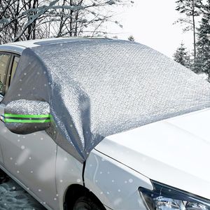 Auto Frontscheibenabdeckung Winter und Sommer, Großes Windschutzscheibe Sonnenschutz