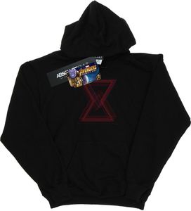 Marvel - "Avengers Infinity War" Kapuzenpullover für Mädchen BI3406 (128) (Schwarz)