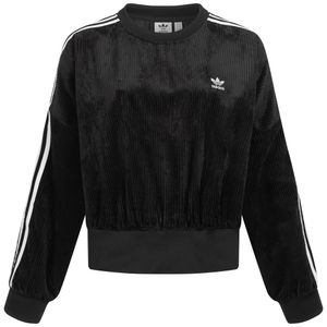 34|adidas Originals Adicolor Classics Velour Oversize Damen Sweatshirt H37848