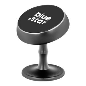 Blue Star, Magnetische Autohalterung für Smartphones 360° drehbar, Schwarz