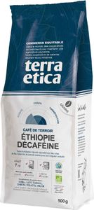 KAWA ZIARNISTA BEZKOFEINOWA ARABICA 100 % ETIOPIA FAIR TRADE500 g - TERRA ETICA