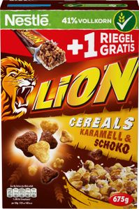 Nestlé Lion Cereals, Karamell, Schoko & Vollkorn (675 g)