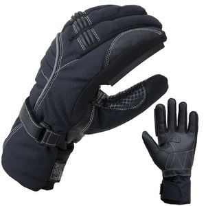 PROANTI Winter Regen Motorradhandschuhe Motorrad Handschuhe mit Visierwischer - S
