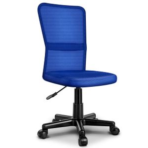 TRESKO Otočná židle Modrá manažerská židle Kancelářská židle Otočná sportovní židle Kancelářská židle Židle k psacímu stolu